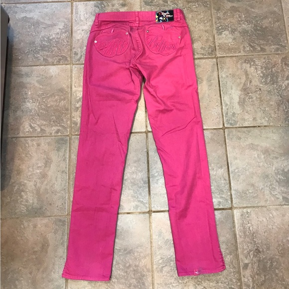 Vintage Y2K Pink Apple Bottom Straight Leg Jeans - Picture 2 of 8